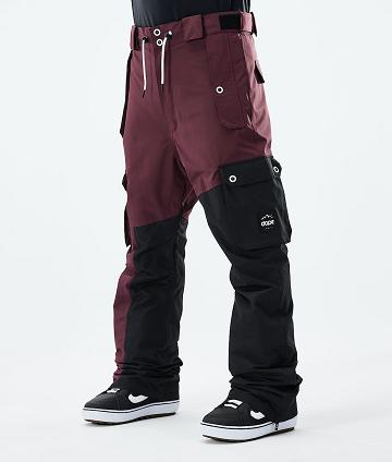 Dope Adept 2021 Snowboardhosen Herren Bordeaux Schwarz | CH2533QZ