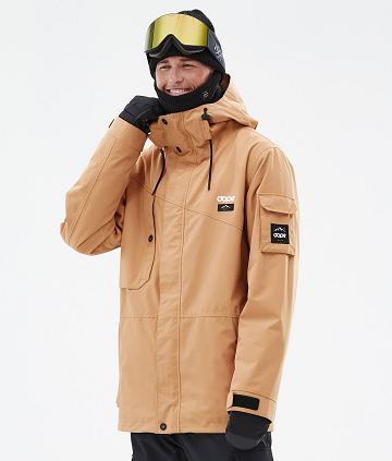 Dope Adept Snowboardjacken Herren Khaki Gelb | CH2356CE