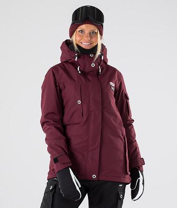 Dope Adept W 2019 Snowboardjacken Damen Bordeaux | CH1677HK