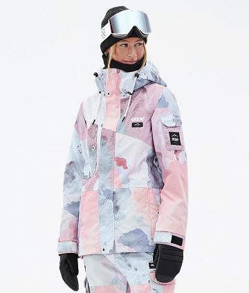 Dope Adept W Skijacken Damen Rosa Mehrfarbig | CH1512UT