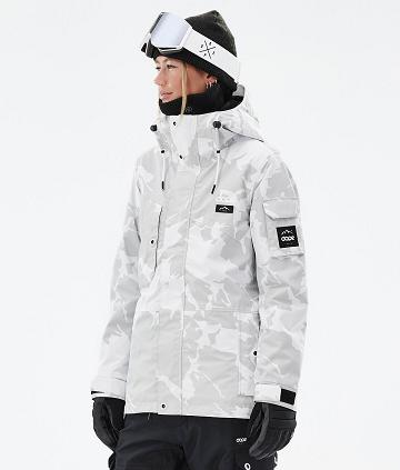 Dope Adept W Snowboardjacken Damen Grau Camouflage | CH1690EX