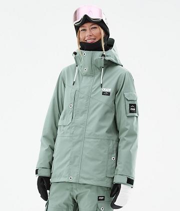 Dope Adept W Snowboardjacken Damen Grün | CH1682XF