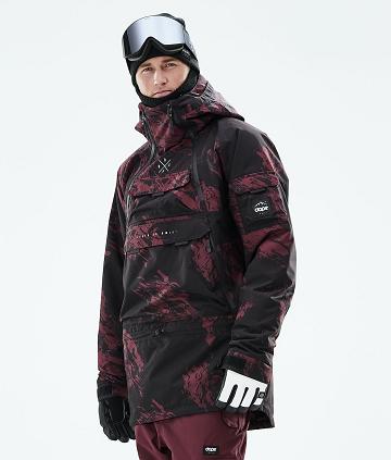 Dope Akin 2021 Paint Snowboardjacken Herren Bordeaux | CH2321TV