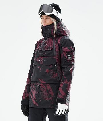 Dope Akin W 2021 Paint Snowboardjacken Damen Bordeaux | CH1653KI