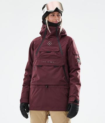 Dope Akin W 2021 Snowboardjacken Damen Bordeaux | CH1655ZG