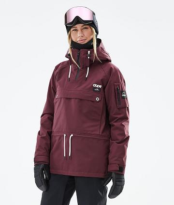 Dope Annok W 2021 Snowboardjacken Damen Bordeaux | CH1637WY