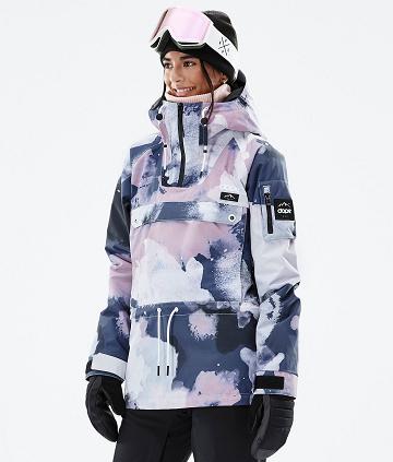 Dope Annok W Snowboardjacken Damen Blau Mehrfarbig | CH1646AP