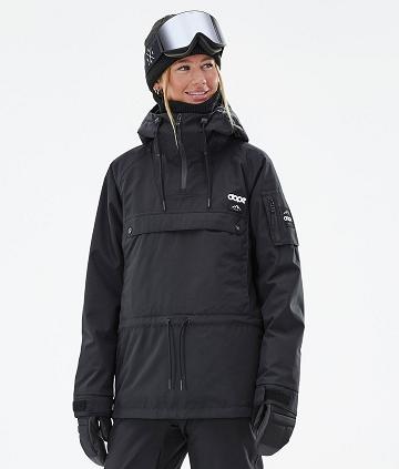 Dope Annok W Snowboardjacken Damen Schwarz Grau | CH1651HK