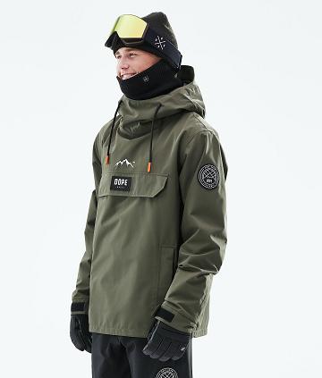 Dope Blizzard 2021 Snowboardjacken Herren Olivgrün Grün | CH2294OR