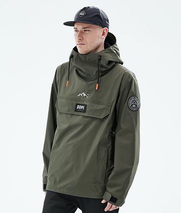 Dope Blizzard Light Outdoor-jacken Herren Olivgrün Grün | CH2380BC