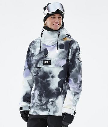 Dope Blizzard Tiedye Skijacken Herren Schwarz Lila | CH2152VD