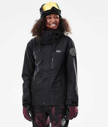 Dope Blizzard W Full Zip 2021 Skijacken Damen Schwarz | CH1433YU