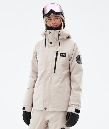 Dope Blizzard W Full Zip Skijacken Damen Braun | CH1438AP