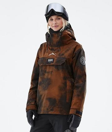 Dope Blizzard W Smudge Snowboardjacken Damen Orange | CH1595SO