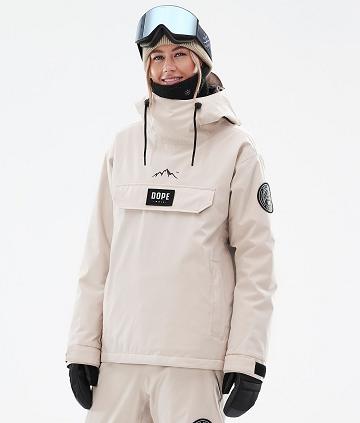 Dope Blizzard W Snowboardjacken Damen Beige | CH1617IS