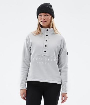 Dope Comfy W Fleece Damen Silber | CH1213ZG