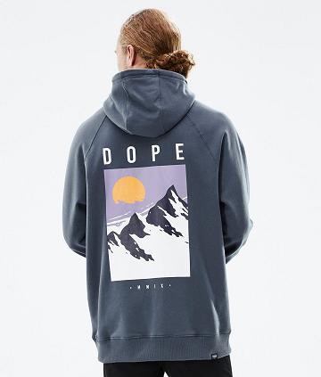 Dope Common Peak Hoodie Herren Blau | CH2069KI