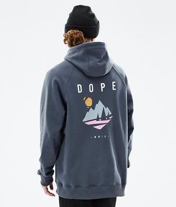 Dope Common Pine Hoodie Herren Blau | CH2067HK