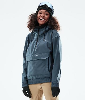 Dope Cyclone W 2021 Snowboardjacken Damen Blau | CH1585WY