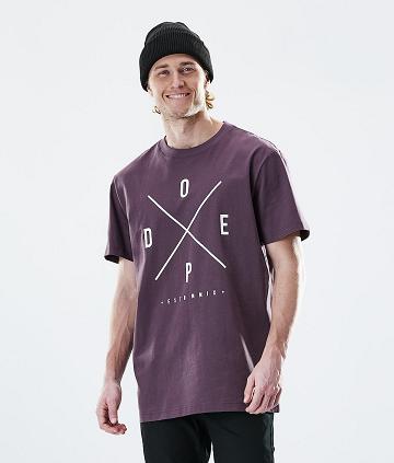 Dope Daily 2X-UP T-shirts Herren Lila | CH2093HK