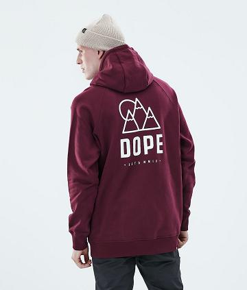 Dope Daily Rise Hoodie Herren Bordeaux | CH2052QZ