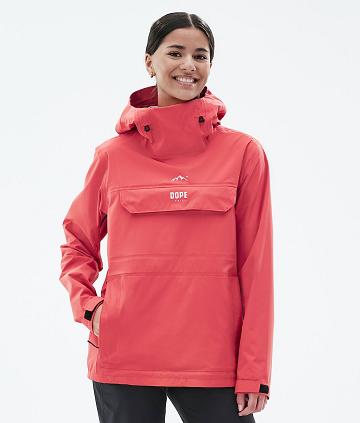 Dope Downpour W Outdoor-jacken Damen Rot | CH1345CE