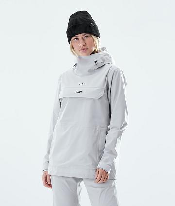 Dope Drizzard W Outdoor-jacken Damen Silber | CH1342LH