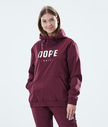 Dope Flight W Hoodie Damen Bordeaux | CH1230AP