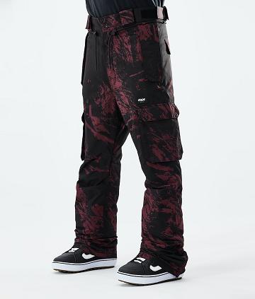 Dope Iconic 2021 Paint Snowboardhosen Herren Bordeaux | CH2480WY