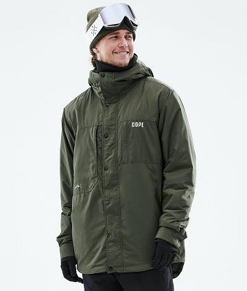 Dope Insulated Snowboardjacken Herren Olivgrün Grün | CH2276JJ