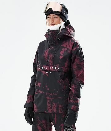 Dope Legacy W 2021 Paint Snowboardjacken Damen Bordeaux | CH1574JJ