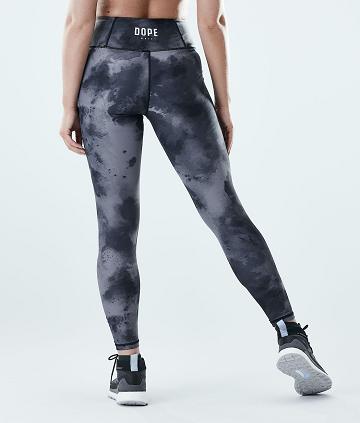 Dope Lofty Leggings Damen Schwarz | CH1282AP