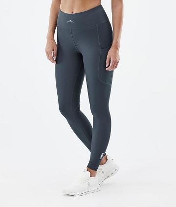 Dope Lofty Tech Leggings Damen Navy | CH1275RW