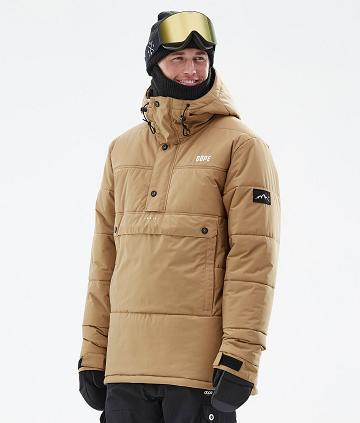 Dope Puffer Snowboardjacken Herren Gold | CH2259MA