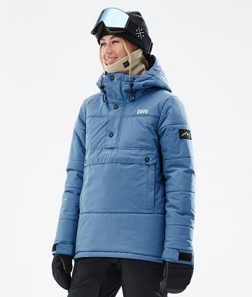 Dope Puffer W Skijacken Damen Blau Grau | CH1399BC