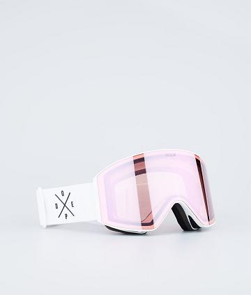 Dope Sight Brille Herren Weiß Weiß Rosa | CH1956OR