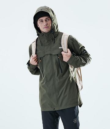 Dope Trekker Outdoor-jacken Herren Olivgrün Grün | CH2358ZG