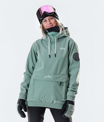 Dope Wylie W 10k Capital Snowboardjacken Damen Grün | CH1564UT