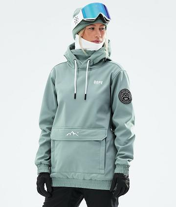 Dope Wylie W Capital Snowboardjacken Damen Grün | CH1561RW