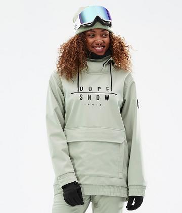 Dope Wylie W DS Skijacken Damen Grün | CH1382UT