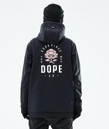 Dope Yeti 2021 Rose Skijacken Damen Schwarz | CH1372VD