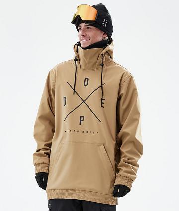 Dope Yeti 2X-Up Snowboardjacken Herren Gold | CH2224JJ