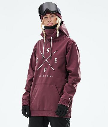 Dope Yeti W 2021 2X-Up Snowboardjacken Damen Bordeaux | CH1542AP