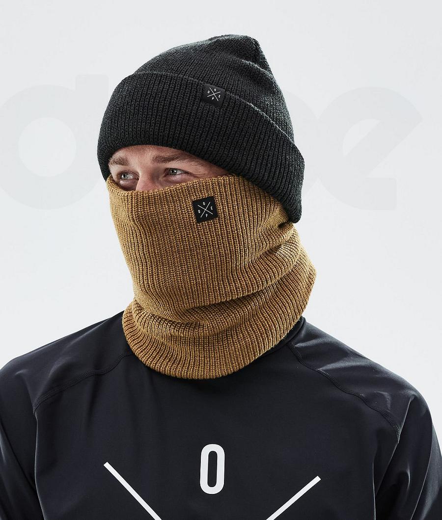 Dope 2X-UP Gestrickt 2021 Maske Herren Gold | CH1946NB