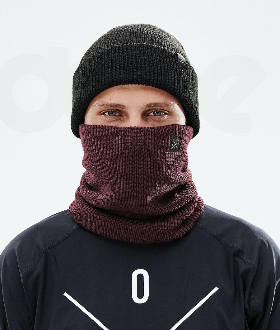 Dope 2X-UP Gestrickt Maske Damen Bordeaux | CH1107KI