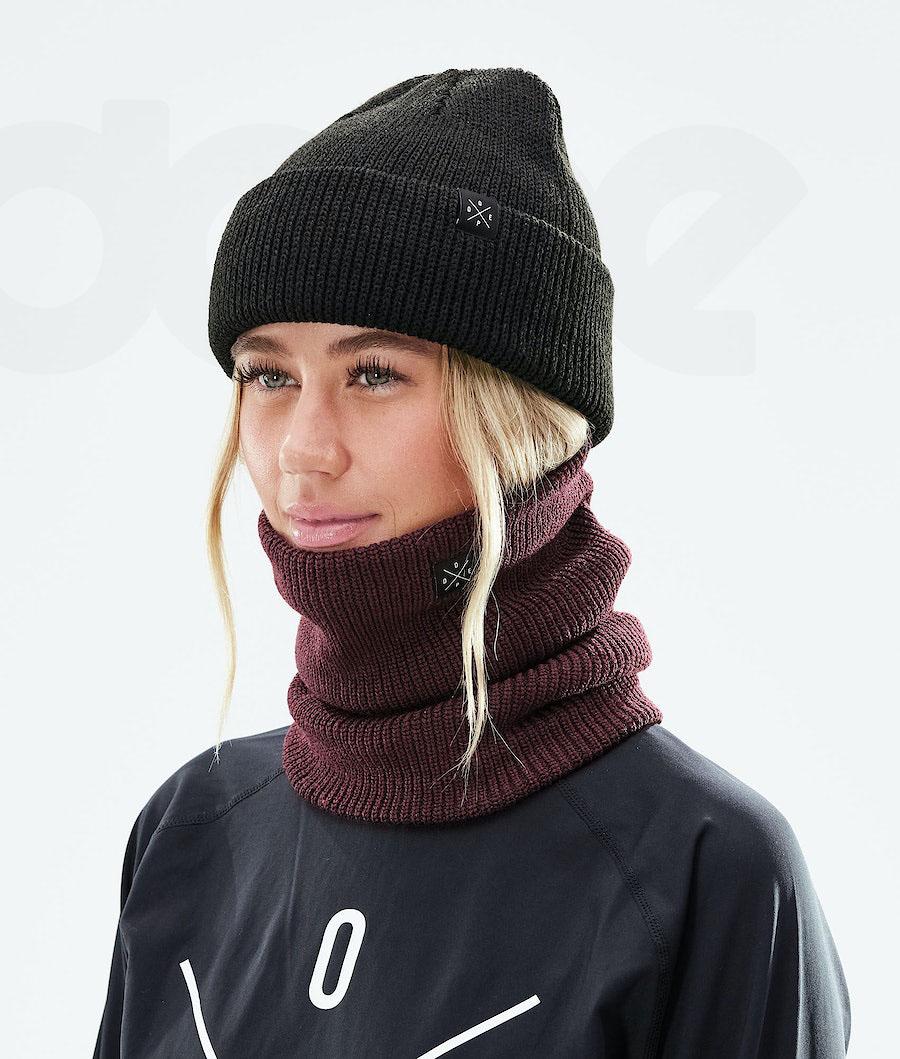 Dope 2X-UP Gestrickt Maske Damen Bordeaux | CH1107KI