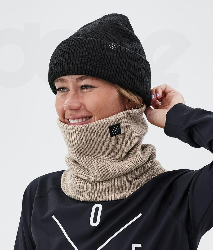 Dope 2X-UP Gestrickt Maske Damen Braun | CH1100AP