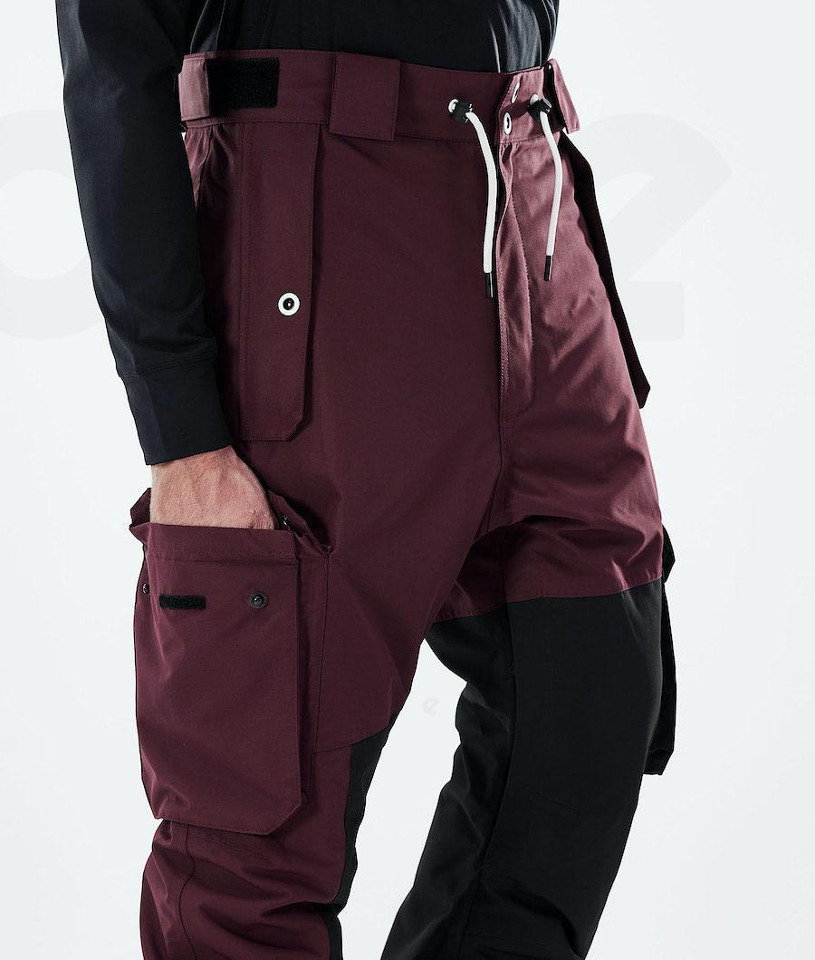 Dope Adept 2021 Ski Hosen Herren Bordeaux Schwarz | CH2470SO