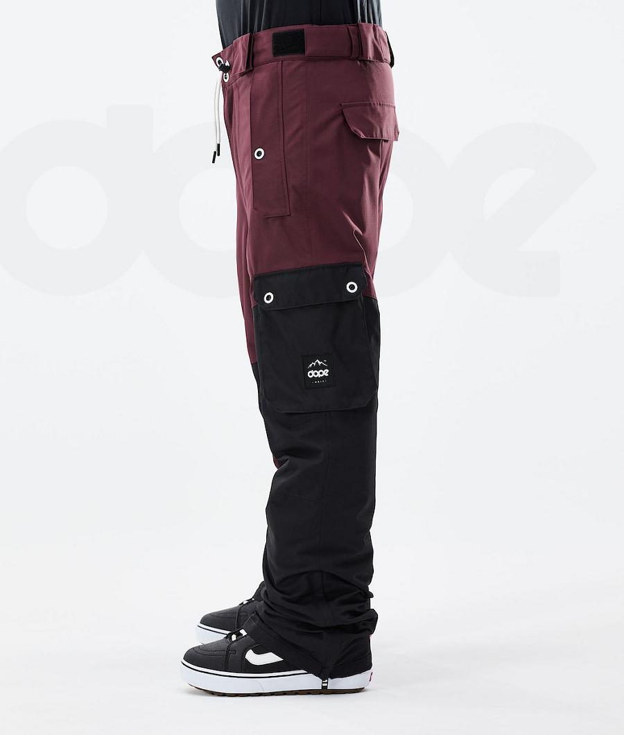 Dope Adept 2021 Snowboardhosen Herren Bordeaux Schwarz | CH2533QZ