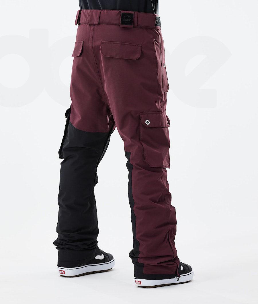 Dope Adept 2021 Snowboardhosen Herren Bordeaux Schwarz | CH2533QZ